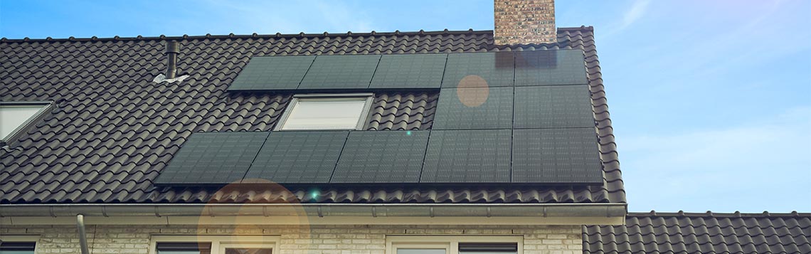 Besparing met zonnepanelen